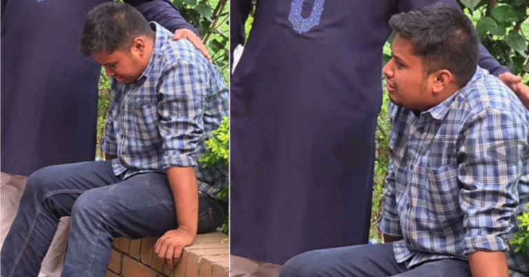 হাদির কবরে মাটি দিয়েই কান্নায় ভেঙে পড়লেন হাসনাত