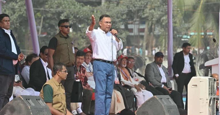 বিএনপি নির্বাচিত হলে দুর্নীতির টুঁটি চেপে ধরা হবে: তারেক রহমান
