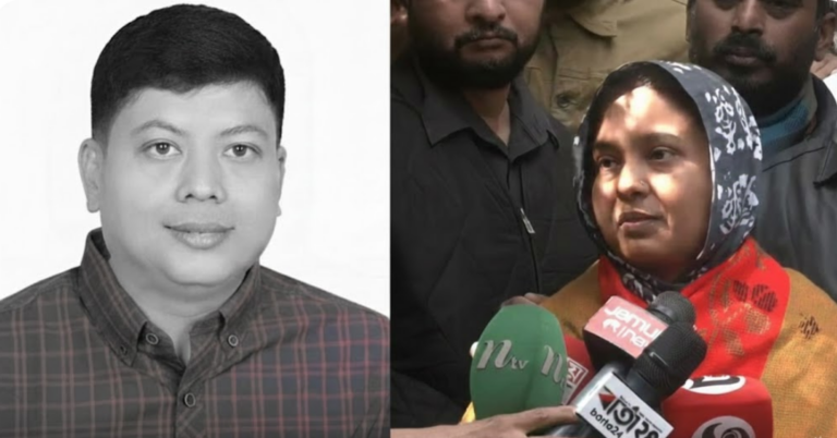 স্বেচ্ছাসেবক দল নেতা মুসাব্বিরকে গুলি করে হত্যা: থানায় স্ত্রীর মামলা