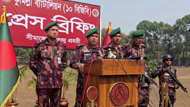 জাতীয় নির্বাচন: কুমিল্লা ও চাঁদপুরে ৪৭ প্লাটুন বিজিবি মোতায়েন