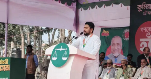 পার্শ্ববর্তী দেশ নির্বাচন ঘিরে নানা ষড়যন্ত্রে লিপ্ত রয়েছে বলে মন্তব্য করেছেন জাতীয় নাগরিক পার্টি (এনসিপি) আহ্বায়ক নাহিদ ইসলাম।