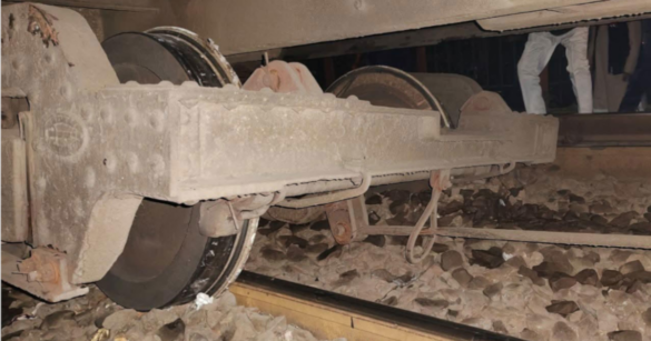 কিশোরগঞ্জ জেলার ভৈরব বাজার জংশনে ঢাকা থেকে চট্টগ্রামগামী 'ঢাকা মেইল-২ (ডাউন)’ ট্রেনের একটি বগি লাইনচ্যুত হয়েছে।