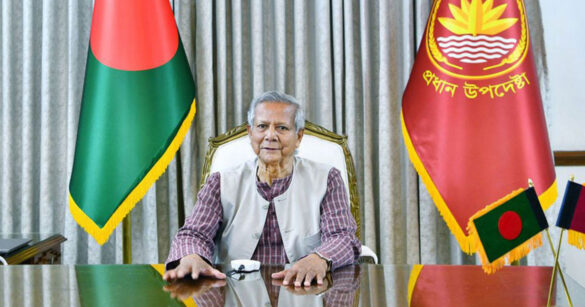 সন্ধ্যায় জাতির উদ্দেশে ভাষণ দেবেন অন্তর্বর্তী সরকার প্রধান উপদেষ্টা প্রফেসর ড. মুহাম্মদ ইউনূস।