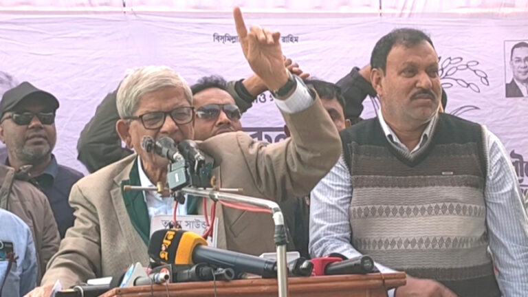 জামায়াতকে ভোট দেওয়া নাজায়েজ বলেছেন বাবুনগরী সাহেব: মির্জা ফখরুল