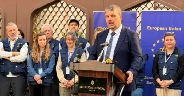 জাতীয় সংসদ নির্বাচন অংশগ্রহণমূলক ও গ্রহণযোগ্য হবে বলে মন্তব্য করেছেন ইউরোপীয় ইউনিয়ন (ইইউ) নির্বাচন পর্যবেক্ষক মিশন প্রধান ইভার্স ইজাবস।