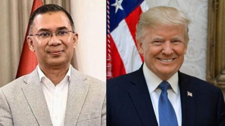 প্রধানমন্ত্রী তারেক রহমানকে ডোনাল্ড ট্রাম্পের অভিনন্দন