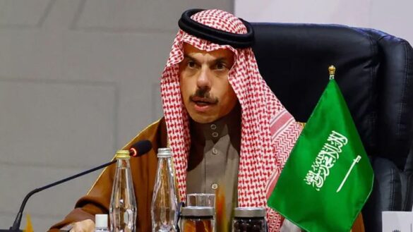 সৌদি পররাষ্ট্রমন্ত্রী প্রিন্স ফয়সাল বিন ফারহান আল সৌদ।