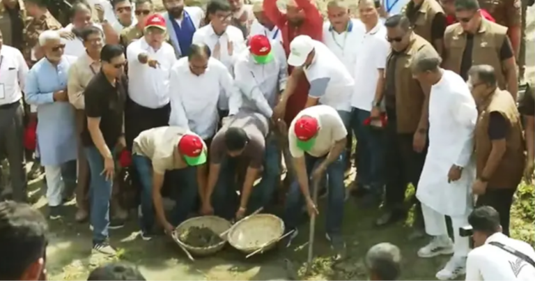খাল খনন কর্মসূচি উদ্বোধন করলেন প্রধানমন্ত্রী
