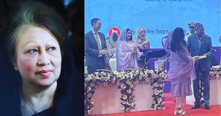 বেগম জিয়ার ‘শ্রেষ্ঠ অদম্য নারী’ সম্মাননা গ্রহণ করলেন জাইমা রহমান
