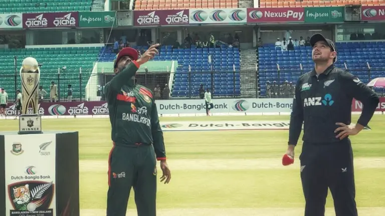 শেষ ওয়ানডেতে ব্যাটিং বিপর্যয়ে বাংলাদেশ