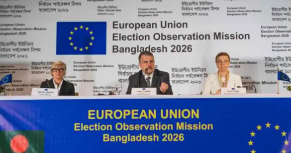 ত্রয়োদশ জাতীয় সংসদ নির্বাচনে ইলেকশন ইঞ্জিনিয়ারিংয়ের যে অভিযোগ, তা সঠিক নয় বলে জানিয়েছেন ইইউ নির্বাচন পর্যবেক্ষক মিশন প্রধান ইভার্স ইজাবস।