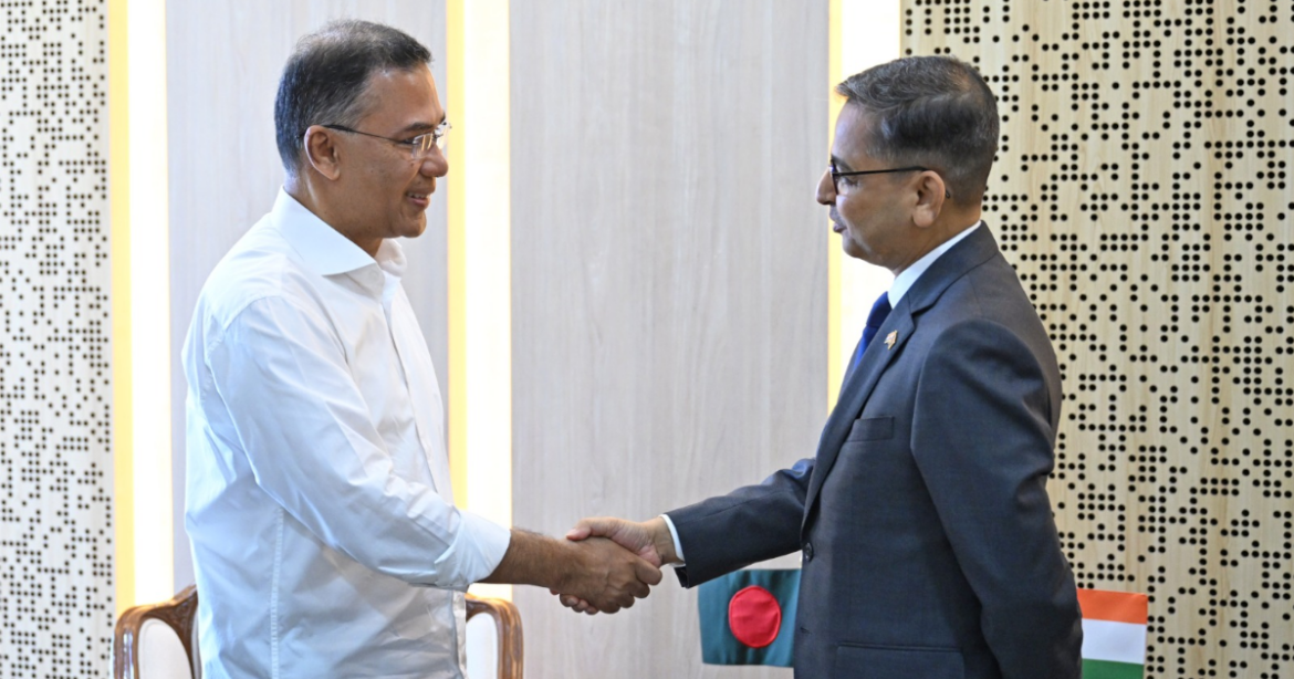 প্রধানমন্ত্রী তারেক রহমানের সঙ্গে সৌজন্য সাক্ষাৎ করেছেন ঢাকাস্থ নিযুক্ত ভারতীয় হাইকমিশনার প্রণয় ভার্মা।