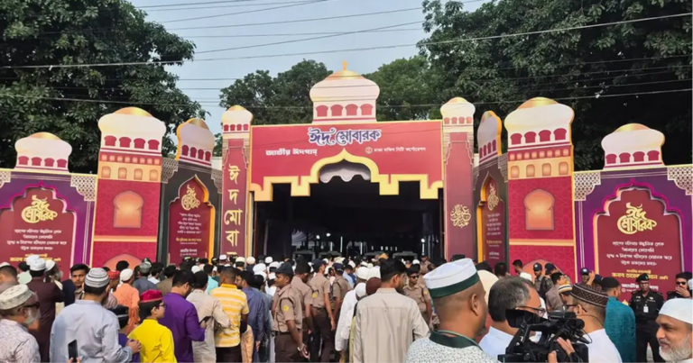 ঈদুল আজহা: জাতীয় ঈদগাহে প্রধান জামাত অনুষ্ঠিত