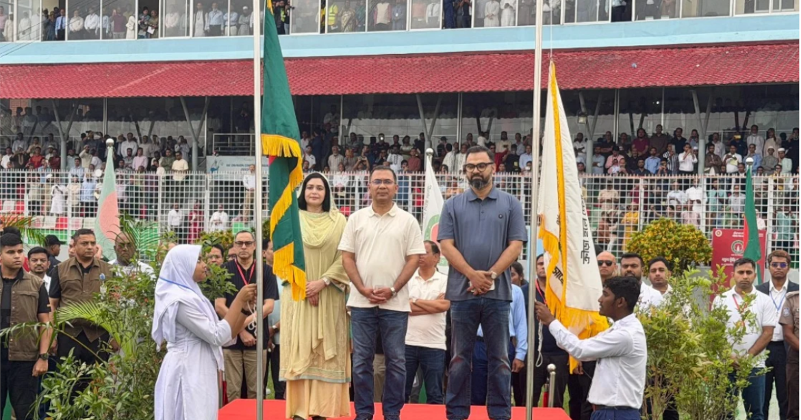 শিশু-কিশোরদের ক্রীড়া প্রতিভা অন্বেষণ প্রতিযোগিতা‘নতুন কুঁড়ি স্পোর্টস ২০২৬’-এর উদ্বোধন করলেন প্রধানমন্ত্রী তারেক রহমান।