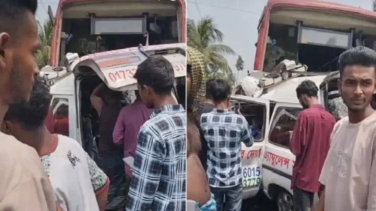 ফরিদপুরে বাস-অ্যাম্বুলেন্স সংঘর্ষে নিহত ৫
