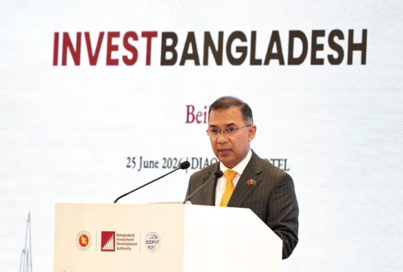 চীনা ব্যবসায়ীদের বাংলাদেশে বিনিয়োগের আহ্বান জানিয়েছেন প্রধানমন্ত্রী তারেক রহমান।