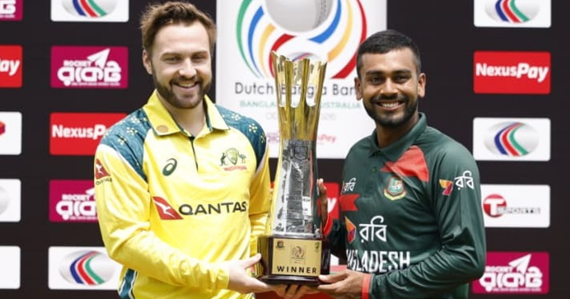 বাংলাদেশ-অস্ট্রেলিয়া ওয়ানডে সিরিজ শুরু আজ। এছাড়াও আছে আরও কিছু খেলা, চলুন দেখে নিই আজকের খেলাসূচি।