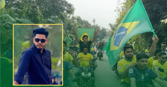 ব্রাজিল ফুটবল দলের সমর্থনে আয়োজিত মোটরসাইকেল শোভাযাত্রায় অংশ নিতে আসার পথে সড়ক দুর্ঘটনায় মো. ইসমাইল (২৫) নামে ব্রাজিল সমর্থকের মৃত্যু হয়েছে।