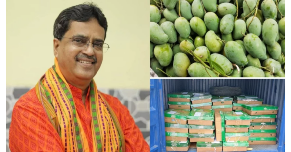 ত্রিপুরা রাজ্যের মুখ্যমন্ত্রী ডা. মানিক সাহার জন্য শুভেচ্ছা উপহার হিসেবে বাংলাদেশের আম্রপালি ও হাঁড়িভাঙ্গা আম পাঠিয়েছে পররাষ্ট্র মন্ত্রণালয়।