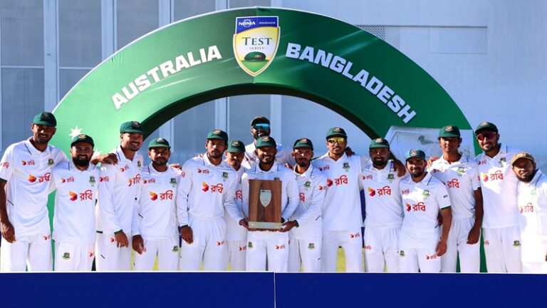 টেস্ট র‌্যাঙ্কিংয়ে প্রথমবারের মতো ৬ নম্বরে বাংলাদেশ