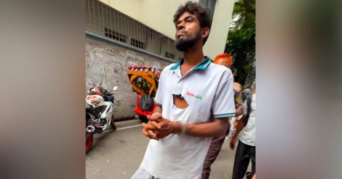 মাত্র ১০০ টাকায় গরুর মাংসের সঙ্গে ভাত বিক্রি করে সামাজিক মাধ্যমে আলোচনায় আসা ‘ভাইরাল মিজান’-কে গ্রেপ্তার করেছে ডিএমপি'র কাফরুল থানা পুলিশ।