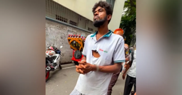 মাত্র ১০০ টাকায় গরুর মাংসের সঙ্গে ভাত বিক্রি করে সামাজিক মাধ্যমে আলোচনায় আসা ‘ভাইরাল মিজান’-কে গ্রেপ্তার করেছে ডিএমপি'র কাফরুল থানা পুলিশ।