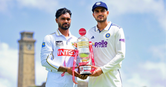 চলছে শ্রীলঙ্কা-ভারত প্রথম টেস্ট।