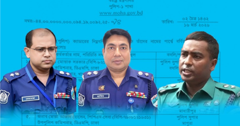 দেশের ৩ জেলায় নতুন এসপি