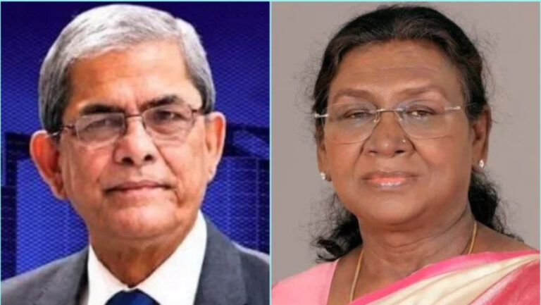 মির্জা ফখরুলকে ভারতের রাষ্ট্রপতির অভিনন্দন