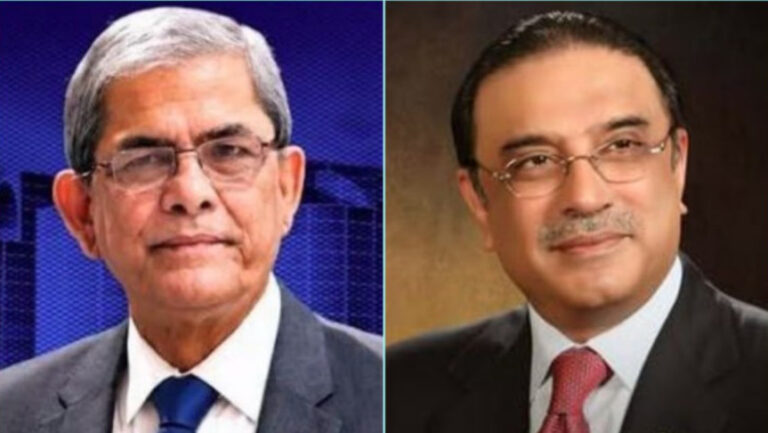 রাষ্ট্রপতি মির্জা ফখরুল ইসলাম আলমগীরকে পাকিস্তানের প্রেসিডেন্টের অভিনন্দন