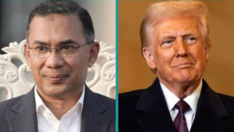 প্রধানমন্ত্রী তারেক রহমানের সঙ্গে শিগগিরই সাক্ষাতের প্রত্যাশা ট্রাম্পের