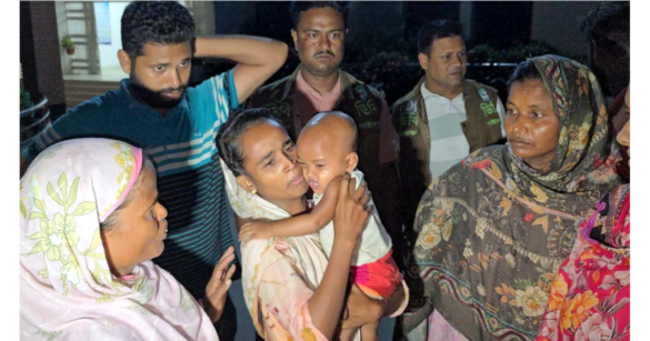 মাদকের অর্থ জোগাড় করতে বাবার বিক্রি করে দেয়া ১১ মাস বয়সী শিশু ফাতেমা আক্তার জান্নাতকে উদ্ধার করেছে গাইবান্ধা জেলা গোয়েন্দা শাখা (ডিবি) পুলিশ।