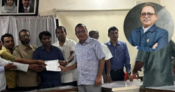 ঠাকুরগাঁও-১ আসনের উপনির্বাচনে বিএনপি প্রার্থী হিসেবে মনোনয়ন ফরম সংগ্রহ করেছেন জেলা বিএনপি সভাপতি মির্জা ফয়সাল আমিন।