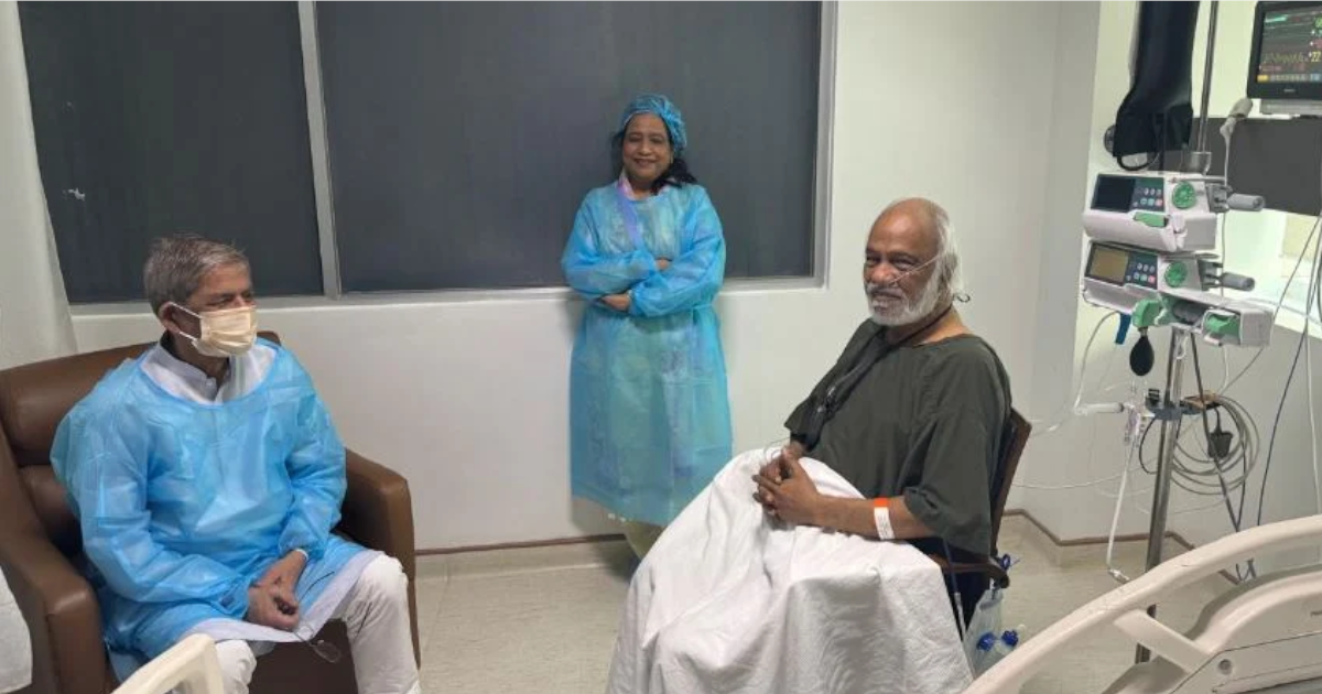 ড. মঈন খানকে দেখতে হাসপাতালে রাষ্ট্রপতি