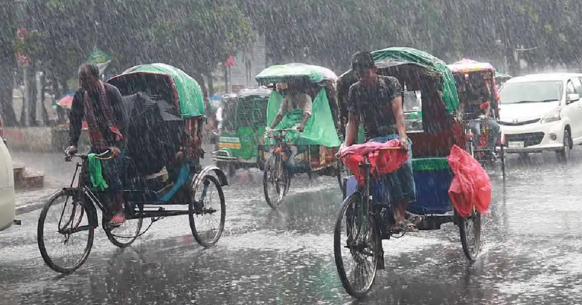 দেশের ৬ বিভাগের বিভিন্ন জেলায় আগামী চার দিন হালকা থেকে মাঝারি ধরনের বৃষ্টি অথবা বজ্রসহ বৃষ্টি হতে পারে।