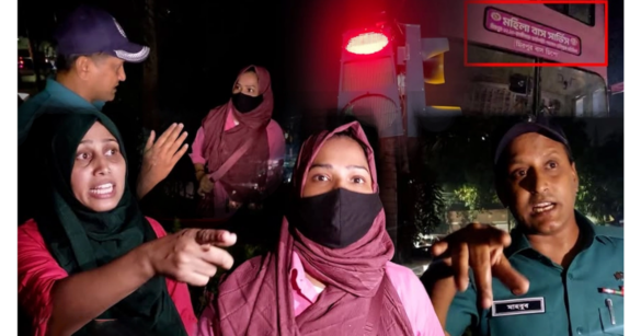 রাজধানীর কাজীপাড়া-শেওড়াপাড়া এলাকায় পিংক বাসের ধাক্কায় একটি ল্যাম্পপোস্ট ভেঙে যাওয়ার ঘটনায় বাসটি আটক রাখে ট্রাফিক পুলিশ।