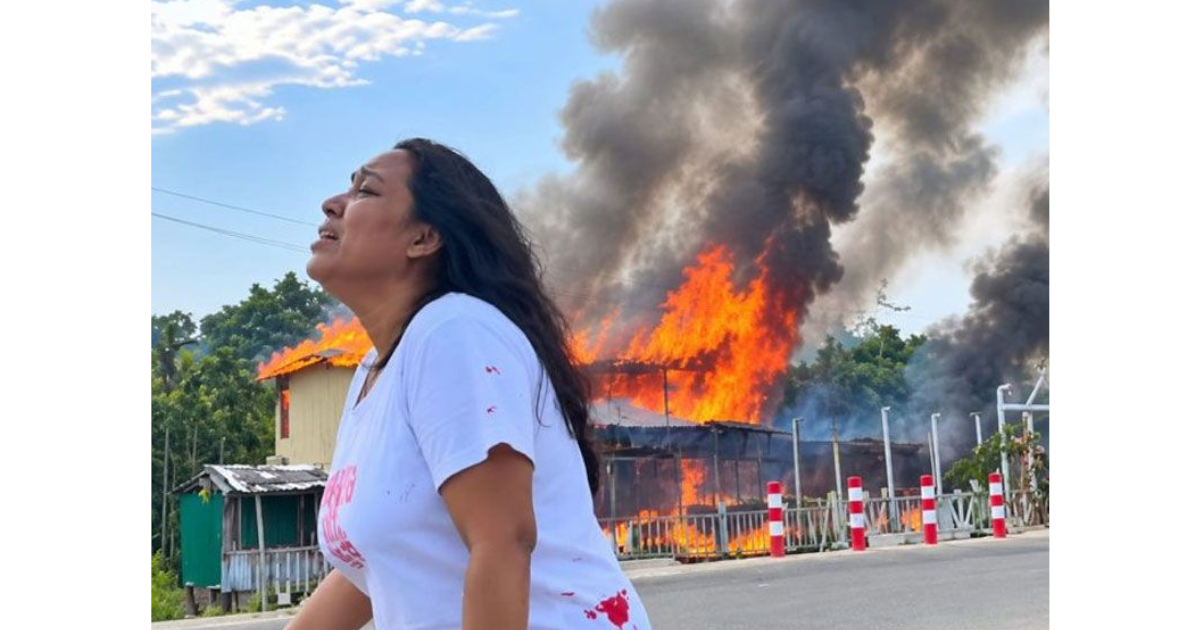 ‘আমার সাইফকে আইন্না দাও’ আগুনের পাশে নারীর আহাজারি